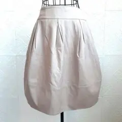 ★Rene basic★ルネベーシック　 レザースカート36　MA12のサムネイル