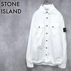 STONE ISLAND｜16AW L/S Overshirt（White・M）のサムネイル