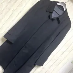 Oppulent メンズ ステンカラーコート ブラック カシミヤ100% LL