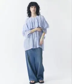 新品タグ付き】カレンソロジー シルクコットンローンティアード