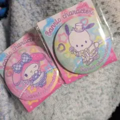 サンリオ　セブンイレブン　缶ミラー ポチャッコ　マイメロ