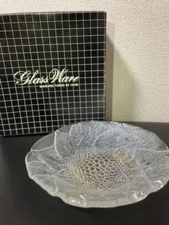 保谷クリスタル　中皿　銘々皿　丸皿　5枚×2セットクリスタルガラス