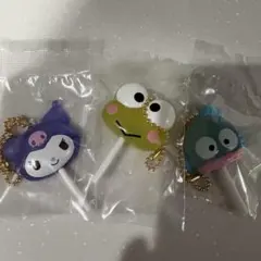 カラフルキャンディーチャーム　サンリオ　クロミ　ケロッピ　ハンギョドン　3種