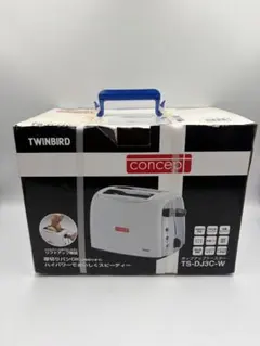 【未開封新品】TWINBIRD TS-DJ3C-W ポップアップトースターのサムネイル