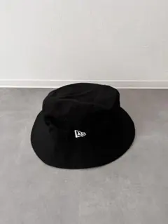 NEW ERA ブラック バケットハット MEDIUM/LARGE