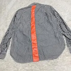 k*u様 美品✨ BLACK COMME des GARCONS ストライプ 長のサムネイル