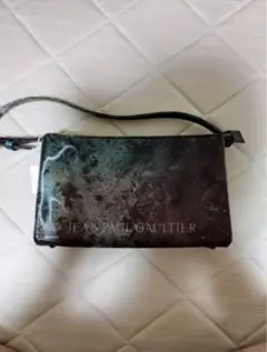 レア★ジャンポールゴルチェ★ボールチェーン3WAYショルダーバッグ玉虫色カーキ レア☆ジャンポールゴルチェ☆ボールチェーン3WAYショルダー