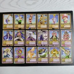 カードダスEX　ワンピース カードダス キャラクターカード 18枚セット①
