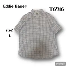 【即購入OK】Eddie Bauer 半袖シャツ　サイズL グレー