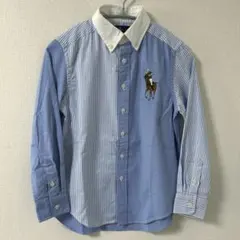 ラルフローレン　ボタンダウンシャツ　ビッグポニー　ストライプ