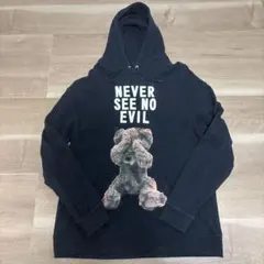Milk Boy NEVER SEE NO EVIL 黒　パーカー　古着