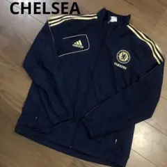【海外サッカー】チェルシー ナイロンジャケット　ネイビー　エンブレム