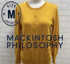 ★美品★MACKINTOSH PHILOSOPHY カーディガン マスタード Mのサムネイル