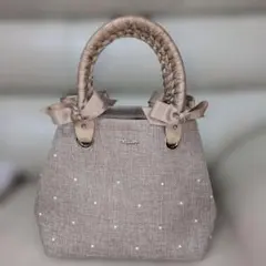 Le creative　バック　ベージュドット
