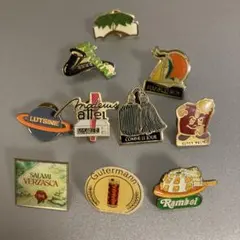 多様　ピンバッジ 10個セット コレクション用　欧州ヴィンテージ　12