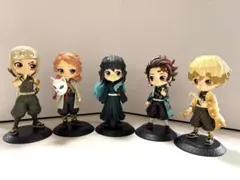 【鬼滅の刃】Q posket ５体＆炭治郎　ちょこのせフィギュア