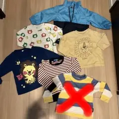 西松屋 80サイズ 長袖トップス 5着セット