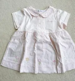 ファミリア　チェックワンピース70