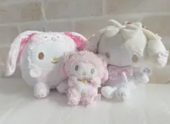 【タグ付き】マイメロディ　サンリオ マスコット　ぬいぐるみ　まとめ売り　3点