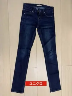 UNIQLO ユニクロ ダークブルー スキニーデニム レディース