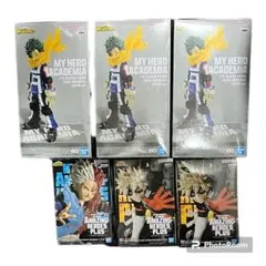 ヒロアカ　フィギュア6点 7TH カラーバージョン　デク　爆豪　轟