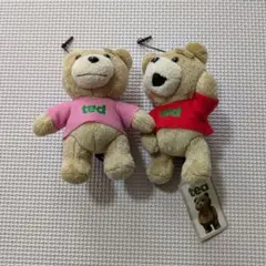 『テッド』シリーズ ぬいぐるみマスコット 2体セット ted