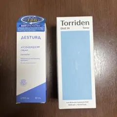 アトバリア365保湿クリーム トリデン　トナー化粧水