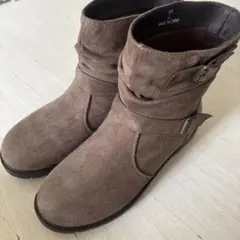 レディース ショートブーツ ブラウン スウェード スエード 新品 歩きやすい