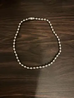 【niko and ...】ボールチェーン ネックレス シルバーカラー　60cm