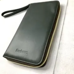 Barbourマルチケース カードケース 長財布 カーキ