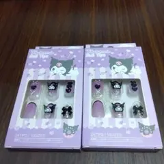 Kurumiページ ネイルチップ 新品】Kurumi(クロミ) ネイルチップ 2種類2点セット《ヒョウ柄 他