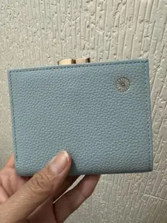 【新品未使用】皇居 財布 牛革 がま口 水色 ブルー 新品未使用】皇居 財布 牛革 がま口 水色 ブルー - メルカリ