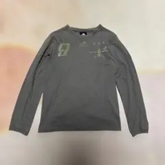 【00s】アディダス SALA 長袖Tシャツ S チャコール ロンT y2k