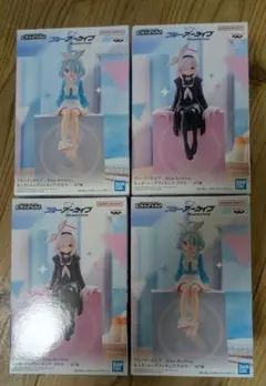 ブルーアーカイブ モニタートップフィギュア アロナ プラナ　4点