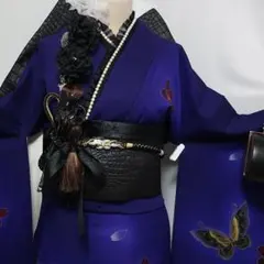 特価品】総絞り□振袖単品 レアカラー163cmエンジ成人式前撮りeB55