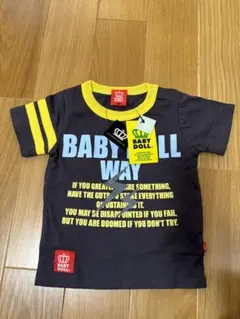 BABY DOLL Tシャツ グレー/イエロー