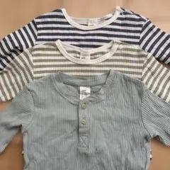 H&M 長袖Tシャツ 9-12M 3枚セット