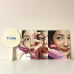 【非売品】fwee 聖水カラーチャート付き リーフレット 、手鏡