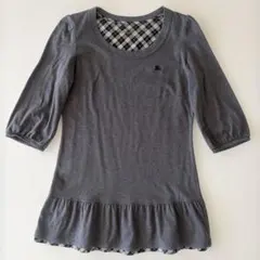 新品 バーバリーブルーレーベル 5分袖チュニックワンピース 2026年最新】BURBERRY BLUE LABEL レディース 五分袖・七分袖