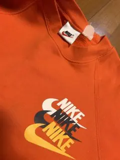 NIKE 銀タグ オレンジ トレーナー スウェット