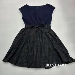 JILLSTUART ワンピース　ネイビー　チェック