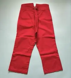 AD2004 トリココムデギャルソン シンチバック ワークパンツ 赤 Sのサムネイル