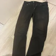 Levi's 505 ブラックデニムパンツ