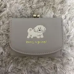 ブルーブルーエ 犬の三つ折り財布