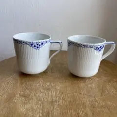未使用★ロイヤルコペンハーゲン　プリンセス エッグカップ　２客まとめて 未使用☆ロイヤルコペンハーゲン プリンセス エッグカップ 2客まとめ