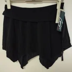 【未使用】チャコット　Ⅿ　アシンメトリースカート　黒