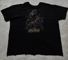 【MARVEL公式】アベンジャーズ インフィニティウォー Tシャツ 黒 3XLのサムネイル