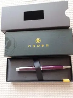 CROSS ボールペン 本体 パープル 専用ケース付きのサムネイル