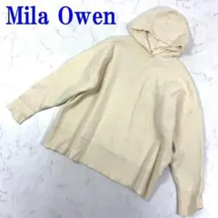 Mila Owen ニットパーカー アイボリー ウール 0 C2207のサムネイル