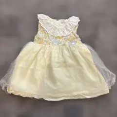 petit main フラワープリント ワンピース 90cm